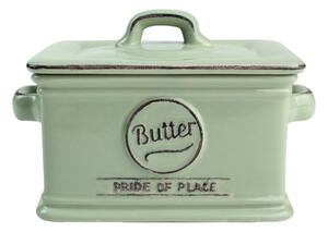 Zelená keramická nádoba na maslo T&G Woodware Pride of Place
