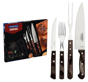 Set príborov Tramontina Polywood BBQ 14 ks - hnedý