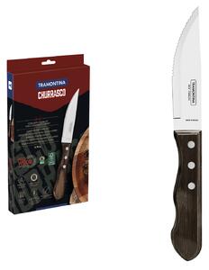 Set nožov Jumbo na steak Tramontina Polywood Churrasco 4ks - hnedý