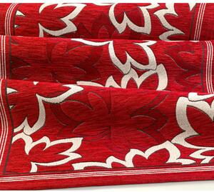 Červený behúň Floorita Maple, 55 x 140 cm