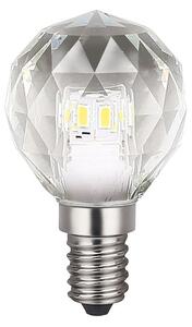 Dekoračná LED žiarovka E14 neutrálna 4000k 3w 330 lm crystal