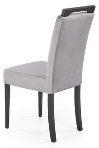 Jedálenská stolička Clarion 2 - čierna / svetlosivá