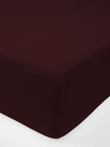 Jersey plachta s elastanom Deluxe 90 × 200 cm – vínově červené
