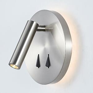 Italux SP.7349-02B-S-NICK LED nástenná lampička Nelly 1X9W | 750l | 3200K | IP20 - nikel