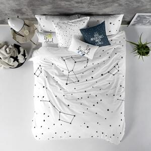 Bavlnená obliečka na paplón Blanc Constellation, 200 × 200 cm