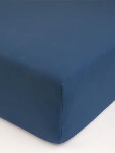 Jersey plachta s elastanom Deluxe 90 × 200 cm – námornícka modrá