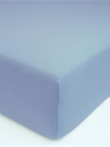 Jersey plachta s elastanom Deluxe 90 × 200 cm – svetlomodrá
