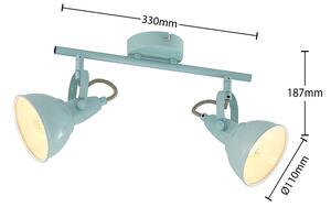 Lindby - Saidimo 2 Stropné Lampa Light Blue Lindby - Lampemesteren