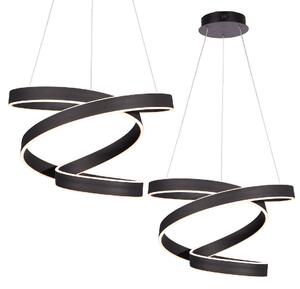 Závesné LED svietidlo Andromeda, 1x LED 100w, 4000k, b