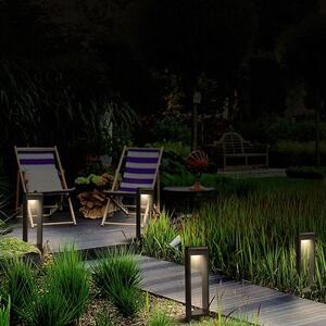 SOLIGHT LED vonkajší stĺpik CROTONE 500 7W | 450lm | 3000K | IP54, náklopný čierny