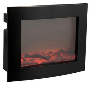 LED dekorácia moderný krb COZY WARM 40x50 cm, čierny