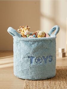 Sinsay - Úložný kôš s nápisom TOYS - svetlomodrá