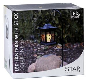 LED solárny záhradný lampáš Star Trading Light, výška 14,5 cm