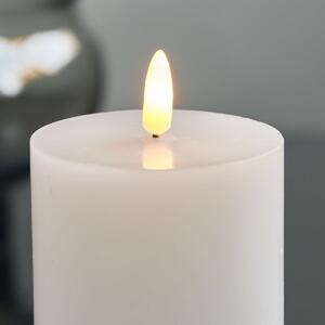 Vosková LED sviečka White 12,5 cm