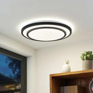 Lindby - Essina LED Stropné Lampa Dim. CCT Black/White Lindby - Lampemesteren