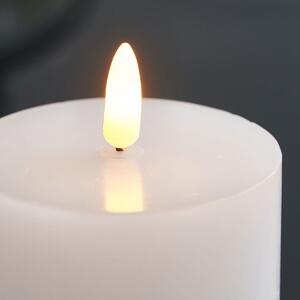Vosková LED sviečka White 17,5 cm