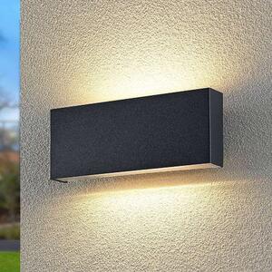 Lindby - Kiban LED Vonkajšie Nástenné Svietidlo Dark Grey Lindby - Lampemesteren