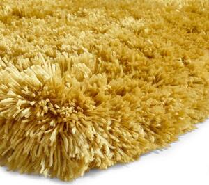 Žltý ručne tuftovaný koberec Think Rugs Polar PL Yellow, 80 × 150 cm