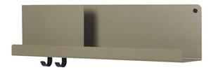 Muuto - Folded Shelves 63x16,5 cm Olive - Lampemesteren