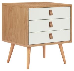 NOČNÝ STOLÍK, dub, biela, farba duba, 50/55/40 cm Boxxx - Online Only spálne, Online Only