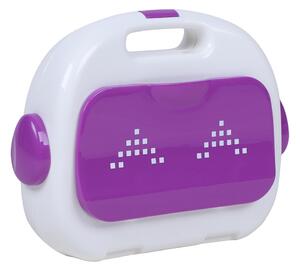 MEETBABY Detský desiatový box Robot fialový