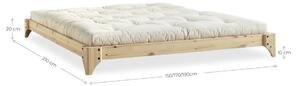 Dvojlôžková posteľ z borovicového dreva s roštom 160x200 cm Elan – Karup Design