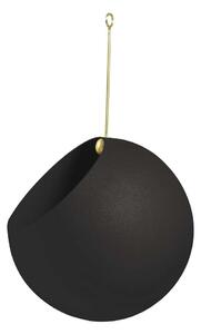AYTM - Globe Hanging Flowerpot Ø17 Black AYTM - Lampemesteren