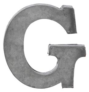 Plechové písmeno G, 5,5 cm