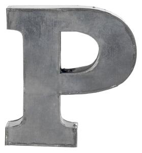 Plechové písmeno P, 5,5 cm