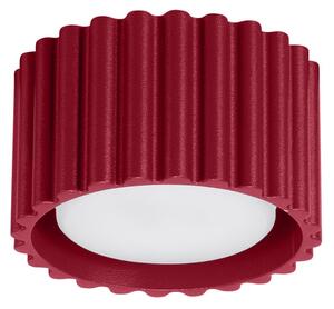 Stropné svietidlo Aura, 1x bordové hliníkové tienidlo, (6 cm)