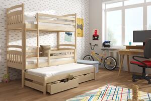 Detská posteľ 80 x 180 cm ANIE (s roštom a úl. priestorom) (borovica). Vlastná spoľahlivá doprava až k Vám domov. 1013168