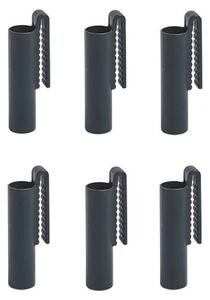 Uyuni - Clips for Mini Taper Candle 6 pcs. Green Uyuni - Lampemesteren