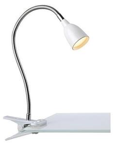 Markslöjd Markslöjd 106091 - LED Stolná lampa s klipom TULIP LED/3W/230V biela ML1029 + záruka 3 roky zadarmo