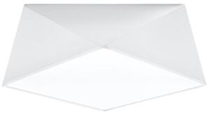 Stropné svietidlo Hexa, 1x biele plastové tienidlo, (biely plast), (35 cm)