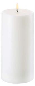 Uyuni - Pillar Candle LED Nordic White 10,1 x 20 cm Lighting - Lampemesteren