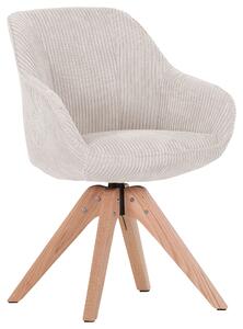 STOLIČKA S PODRÚČKAMI, kord, béžová Ambia Home - Stoličky, Online Only