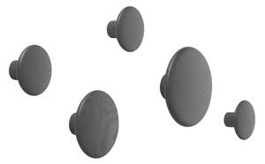 Muuto - Dots Wood Set Of 5 Black Muuto - Lampemesteren