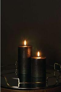 Uyuni Lighting - Pillar Candle LED 7,8x15,2 cm Rustic Forest Black Uyuni Lighting - Lampemesteren
