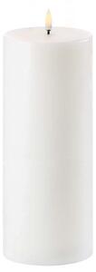 Uyuni - Pillar Candle LED Nordic White 10,1 x 25 cm Lighting - Lampemesteren