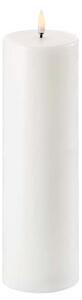 Uyuni - Pillar Candle LED Nordic White 7,8 x 25 cm Lighting - Lampemesteren
