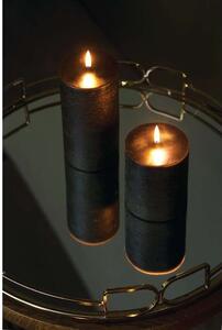 Uyuni Lighting - Pillar Candle LED 7,8x15,2 cm Rustic Forest Black Uyuni Lighting - Lampemesteren