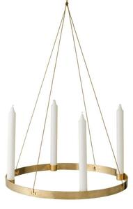 Ferm LIVING - Candle Holder Circle Large Brass ferm LIVING - Lampemesteren