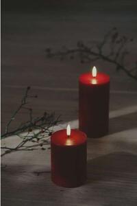 Uyuni Lighting - Pillar Candle LED 7,8x15,2 cm Rustic Carmine Red Uyuni Lighting - Lampemesteren
