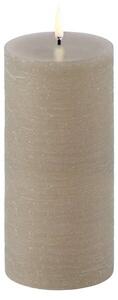 Uyuni - Pillar Candle LED 7,8x15,2 cm Rustic Sandstone Uyuni - Lampemesteren