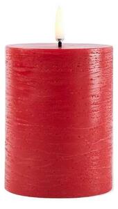 Uyuni Lighting - Pillar Candle LED 7,8x10,1 cm Rustic Red Uyuni Lighting - Lampemesteren