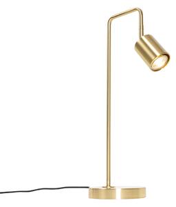 Inteligentná stolná lampa mosadzná nastaviteľná vrátane wifi GU10 - Jav
