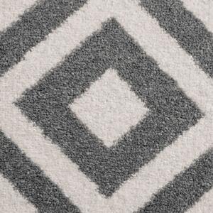 Sivo-biely koberec Think Rugs Matri×, 120 × 170 cm