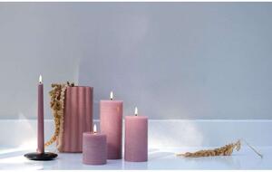 Uyuni Lighting - Pillar Candle LED 7,8x10,1 cm Rustic Dusty Rose Uyuni Lighting - Lampemesteren