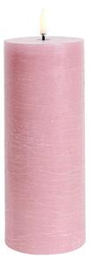 Uyuni Lighting - Pillar Candle LED 7,8x20,3 cm Rustic Dusty Rose Uyuni Lighting - Lampemesteren