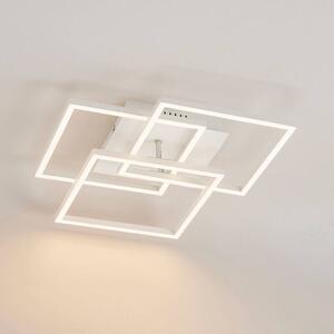 Lindby - Qiana Square Stropné Lampa LED White - Lampemesteren